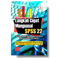 Image of langkah cepat menguasai SPSS 22